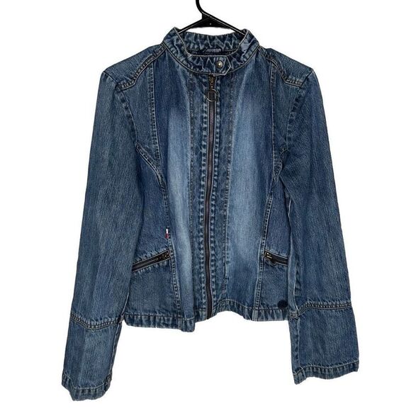 Y2K Tommy Hilfiger Jeans Denim Jacket XL - Picture 1 of 4